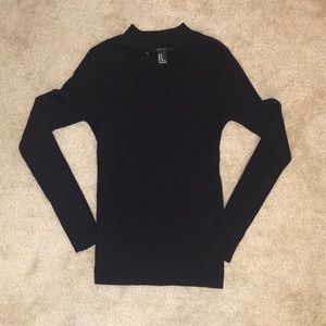 New ribbed long sleeve shirt